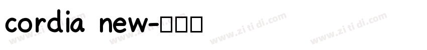 cordia new字体转换